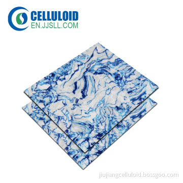 hard celluloid colored marble plastic sheet